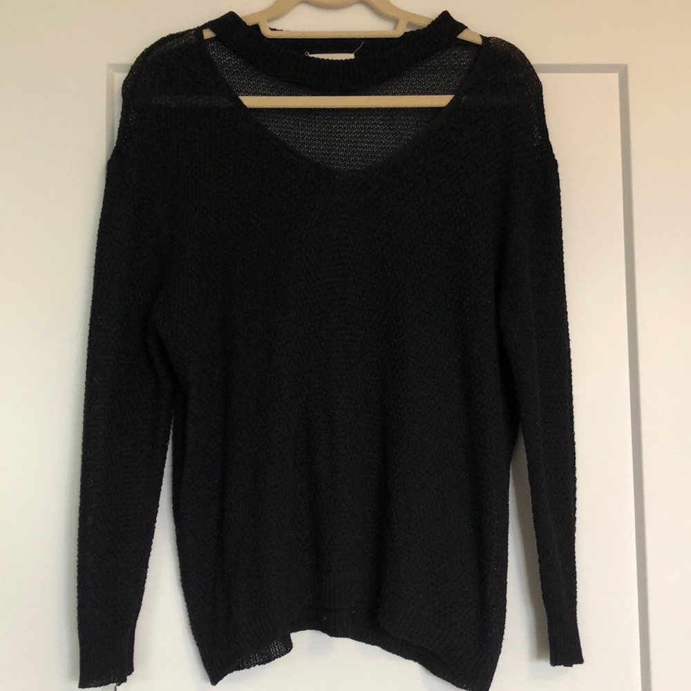 Black sweater